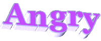 angry text Sticker