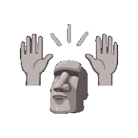 sorgulama_ risev10 kesinlikle sinema moai Sticker