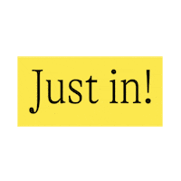 This Just In Rainbow Sticker by primarydotcom