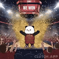 Nba Playoffs Panda GIF by Kanpai Pandas