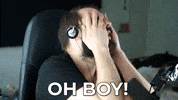 Oh Boy Facepalm GIF