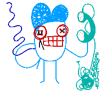 Talking Call Me Sticker