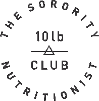 sororitynutritionist tsn sorority nutritionist starbucks swaps Sticker