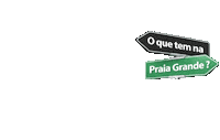oquetemnapraiagrande santos praiagrande oquetemnapg temnapg Sticker