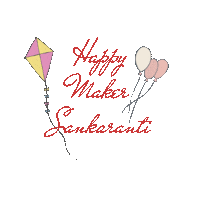 Makar Sankranti Kite Sticker by Social With Rashi