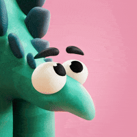 Happy 3D GIF by Claynosaurz