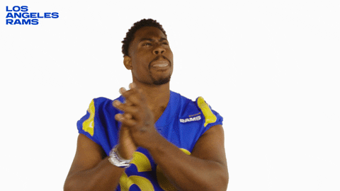 La Rams Applause GIF by Los Angeles Rams