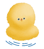 gifsbypetra water bird duck swimming Sticker