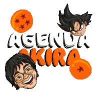 Dragonball Akira Sticker by Bebbaclothing
