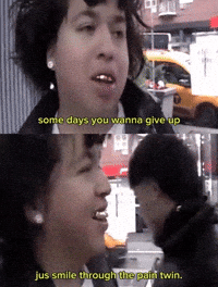Quote Smile Through The Pain GIF