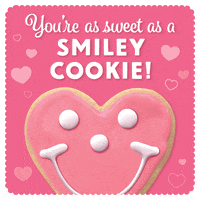 Valentine Smiley Cookie GIF by Eat'n Park