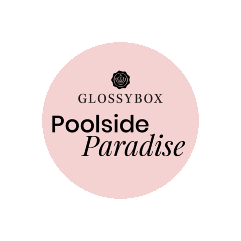 Pool Party Summer Sticker by GLOSSYBOX