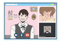 YariTC anime online virtual nervous Sticker