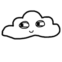 happy sky Sticker by Sketchbrooke