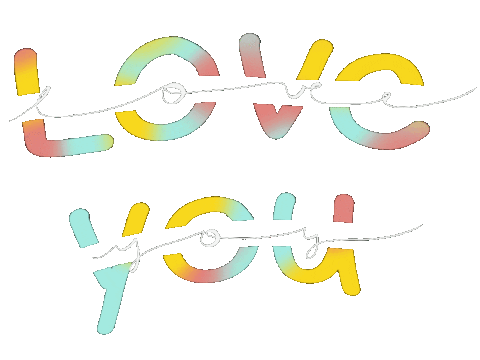 Luv You Sticker