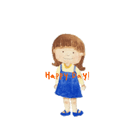Happy Girl Sticker