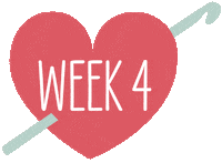 Week Crochet Sticker by Yarnplaza