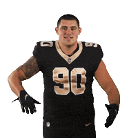 Football Sport Sticker by New Orleans Saints