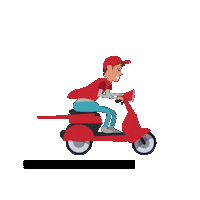 Delivery Entrega Sticker by Filipe Augusto