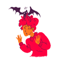Halloween Bat Sticker by Culture Trip
