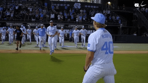University Of North Carolina Baseball GIF by UNC Tar Heels