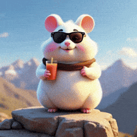lilHammy hello summer lilhammy cold drink GIF