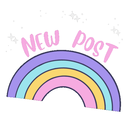 Rainbow Post Sticker