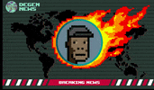 Breaking News Cryptopunks GIF by DEGEN NEWS