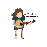 Adventure Time Bard Sticker