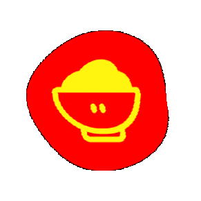 DIG-IN giphygifmaker bowl arroz zomato Sticker