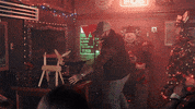 Drinking Beer Christmas GIF by Jon Langston