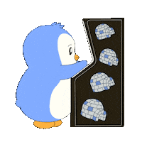 Arcade Playing Sticker by Pudgy Penguins