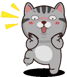 Happy Cat Sticker by VITA VITA ‧ 塔仔不正經