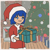 uglywaifu birthday happy birthday xmas merry christmas GIF