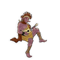 Fantasy Elf Sticker