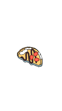 martonelacrem sweet yum dulce crepe Sticker