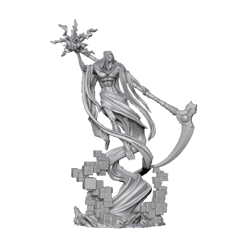 Grim Reaper 3D Sticker by WildMesh