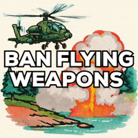 Ban Flying Weapons GIF by The LSD Hotel