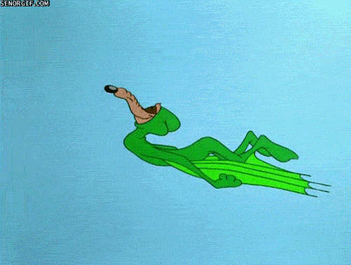 flying wile e coyote GIF by Cheezburger