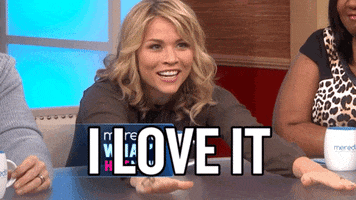 i love it megan colarossi GIF by The Meredith Vieira Show
