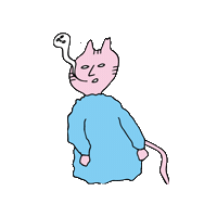 Cat ねこ Sticker by トキツカゼ出版株式会社