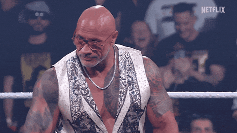 The Rock Kiss GIF by NETFLIX
