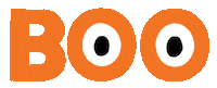 Halloween Boo Sticker by Daniela Nachtigall
