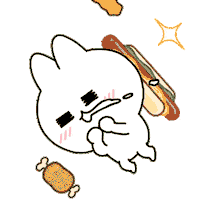 Yum Yum Chicken Sticker by Kcomics