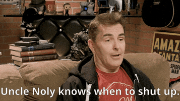 RETROREPLAY shut up nolan north retro replay uncle noly GIF