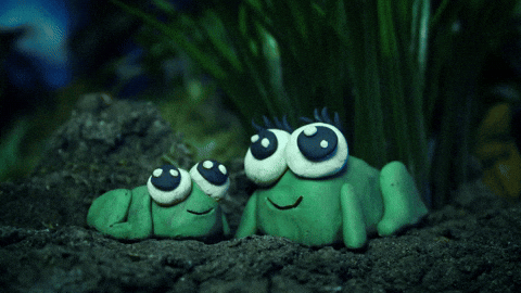Frog Happy Mothers Day GIF by Clay Nation