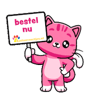 Kat Katten Sticker by Kattenveertjes