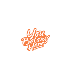 Hcc You Belong Here Sticker by Hope Community Church