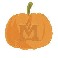 Jack-O-Lantern Halloween Sticker by Montana State University