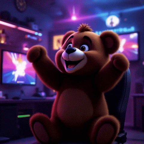 grizlor gaming victory excitement levelup GIF